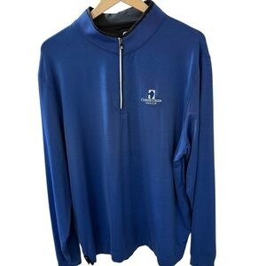Foot Joy Men’s Performance 1/2 Zip Golf Pullover Size XL Stretch Nylon Spandex